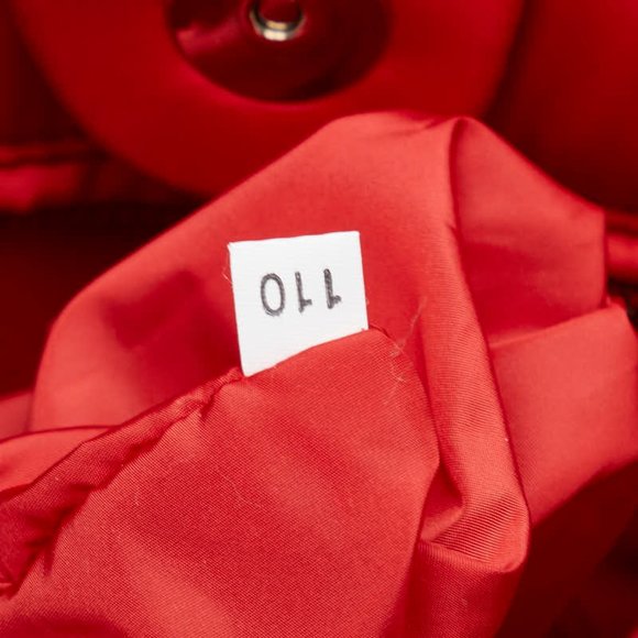 PRADA Red Leather Shoulder Bag - Picture 10 of 13